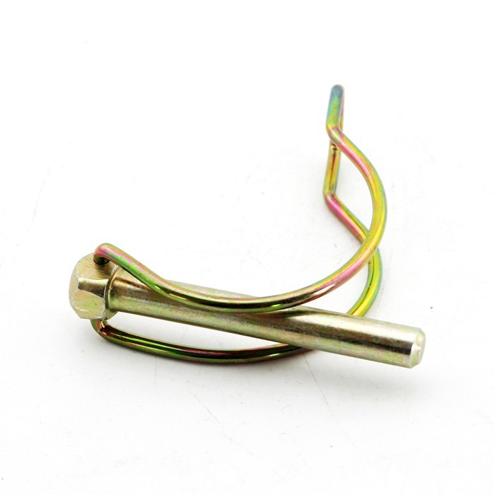 Color zinc-plated assembly tube clip